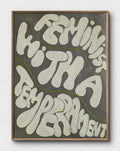 Feminist with a Temperament 1 – originalt maleri af Agata Maria BB
