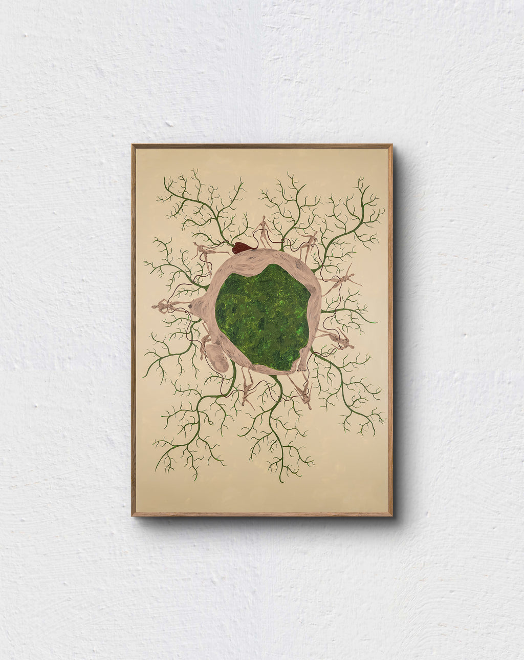 Planet Placenta Giclee kunsttryk af Agata Maria BB